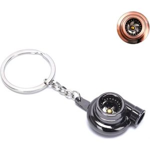 VCTparts Zwarte Turbo Sleutelhanger Zwart (gun Black) - Aluminium