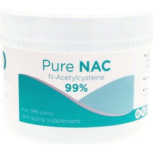 NAC (Hansen) - 100 gram pure poeder (+99%) incl. maatlepel - Maximaal 166 doseringen - Onafhankelijk getest - In Europa gemaakt - Zonder toevoegingen