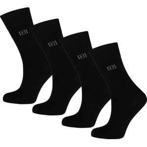 Hilla Collections - Bamboo Socks - 39/42 - Black