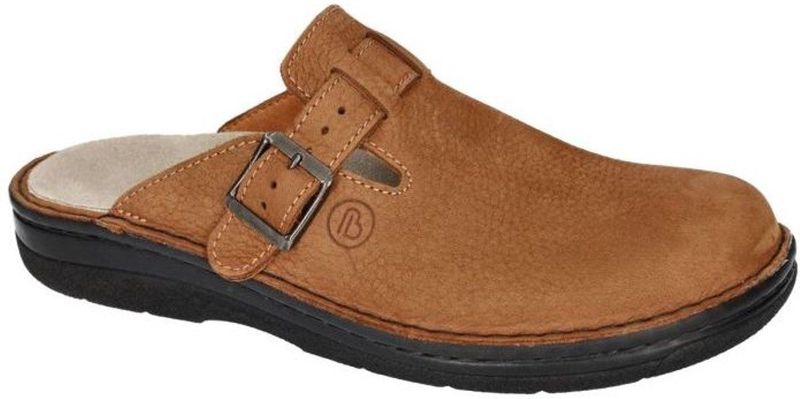 Berkemann - Max 485 - Gezondheidsslippers - Rehbraun - Nubuk