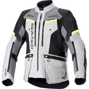 Alpinestars Bogota' Pro Drystar Jacket Ice Gray Dark Gray Yellow Fluo 3XL - Maat - Jas