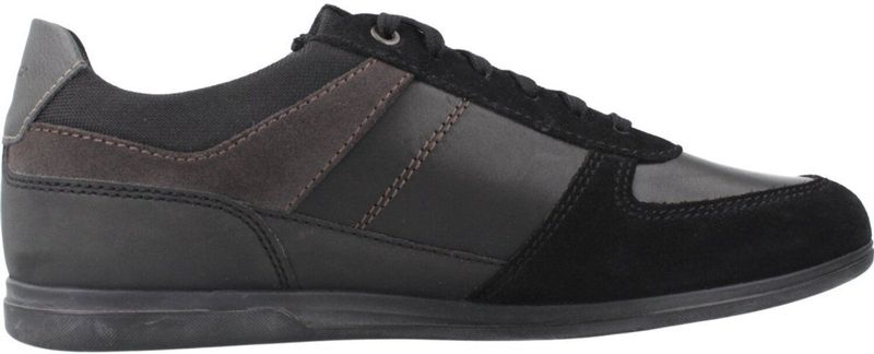 Geox - Renan - Sneakers - Zwart - Leer