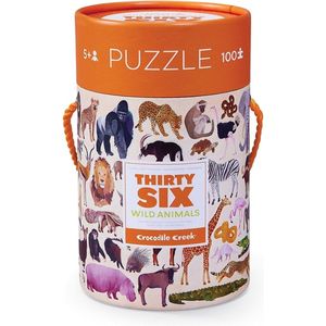 Crocodile Creek puzzel 36 Wilde Dieren - 100 stukjes