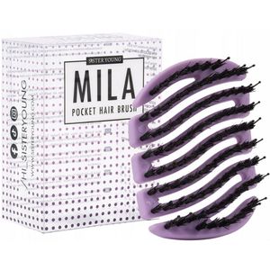 Sister Young Mini Haarborstel Wild Zwijn Haar & Nylon - Lila