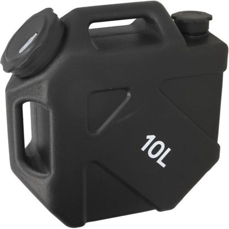 Jerrycan - Zwart - Kunststof - Inhoud 10 Liter
