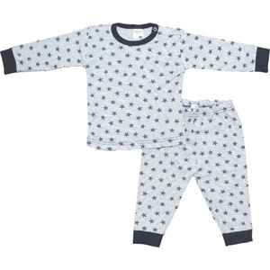 Beeren Bodywear Streep/Ster Blauw Maat 74/80 Baby Pyjama 24419