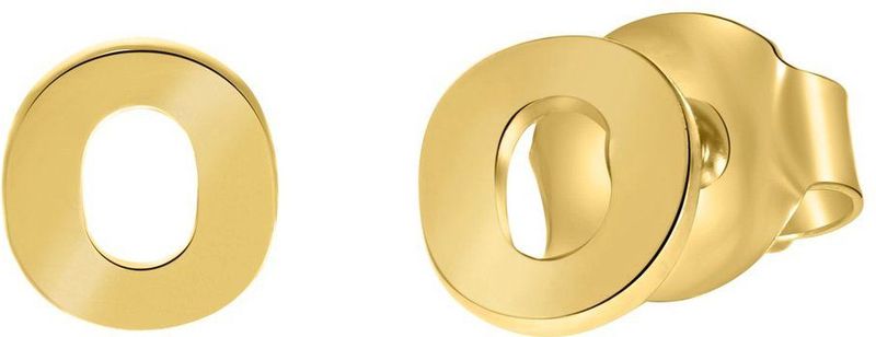 Lucardi - 14 Karaat Gouden Oorbellen - Goud