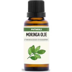 Puturals Moringa Olie 100% Biologisch - 30ml - Koudgeperst en Puur - Moringa Olie voor Huid en Haar