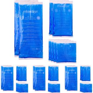 Relaxdays 32x hot cold pack - koud warm kompres - gel pack - cold pack - hot pack