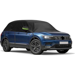 Waterproof Car Cover Replacement for VW Tiguan (SWB) 2007-2018/2016-2023 Half Garage Windproof All Weather UV Resistant Full Garage Rain Sun Cover