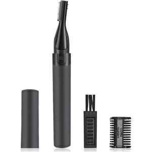 2 in 1 Neus en Oor Trimmer – Wenkbrauw Trimmer – Neushaartrimmer – Oorhaartrimmer – Precisietrimmer – Dames en Heren – Persoonlijke verzorging – Inclusief Batterij – Zwart