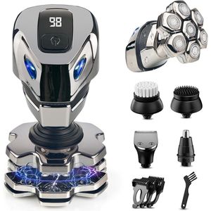 Lexium Skull Shaver - Scheerapparaat Mannen – Trimmer - Tondeuse - Hoofd Kaal Scheren