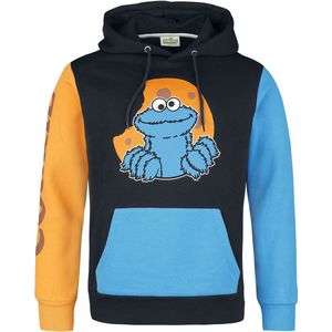 Sesame Street Cookie Monster Heren Trui met capuchon - meerkleurig - S