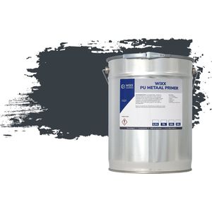 Wixx PU Metaalprimer - 10L - RAL 7016 | Antracietgrijs