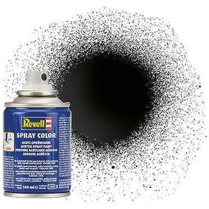 Revell #7 Black - Gloss - Acryl Spray - 100ml Verf spuitbus