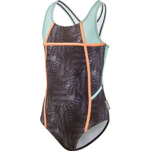 BECO badpak, gevoerd, zwart/multi color, maat 152