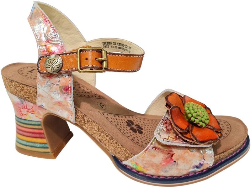 Laura Vita - Decbyo - Leren Sandaletten - Bruin