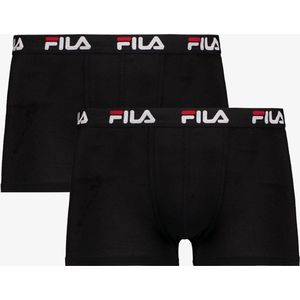 Fila heren boxershorts 2 paar zwart - Maat L