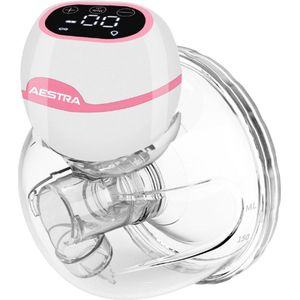 Elektrische Borstkolf - Aestra - Handsfree Borstkolf - BPA vrij - Draadloze Borstkolf - Draagbaar - 2024 Model - Roze