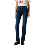 Pepe Jeans Contour Beryl Straight Fit Spijkerbroek Blauw 25 / 30 Vrouw