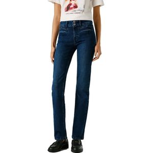 Pepe Jeans Contour Beryl Straight Fit Spijkerbroek Blauw 25 / 30 Vrouw