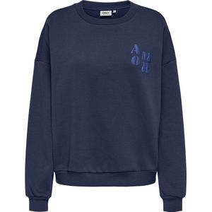 ONLY - ONLMAREY O-NECK PRINT BOX CS SWT - Dames Trui - Maat - XL