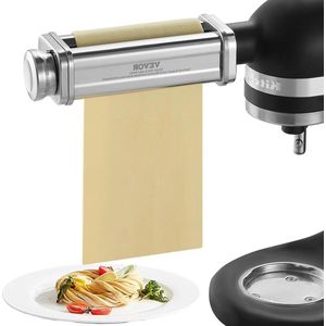 Handmatige pastamachine roestvrij staal verse handmatige pastamachine instelbare Italiaanse platte deegmachine voor spaghetti lasagne tagliatelle - VEVOR pasta roller