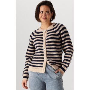 Gebreid Vest - NovaLl - Gestreept - Normale Pasvorm - Lange Mouw