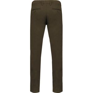 Broek Heren 50 NL (44 FR) Kariban Washed Olive 97% Katoen, 3% Elasthan