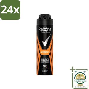 Rexona Men - MotionSense - Deodorant Spray - Anti-transpirant - 150 ml - Voordeelverpakking - 24 stuks - Anti-transpirant - Zweetbescherming