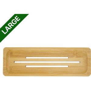 Bamboozy Shampoo Bar Zeepbak L voor 3 Shampoo Bars - Conditioner Bar Body Bar Shampoobar - Bamboe Bakje Zeephouder Shampoo Bar Houder