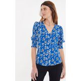 Threadbare Denim Corps Blouse