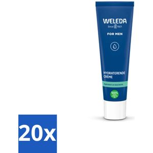 20 x WELEDA - Hydraterende crème - Men - 30 ml - Hydraterende Crème Voor Mannen - Crème Voor Droge Huid - Natuurlijke Crème - Biologische Crème - Crème Voor Mannen