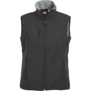 Clique Basic Softshell Vest Ladies 020916 - Vrouwen - Zwart - XXL