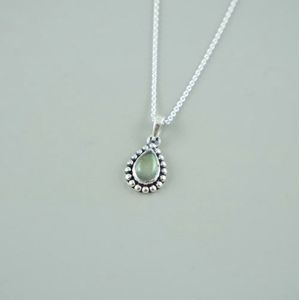 House of Jewels - Labradoriet Ketting 42cm - 925 Zilver