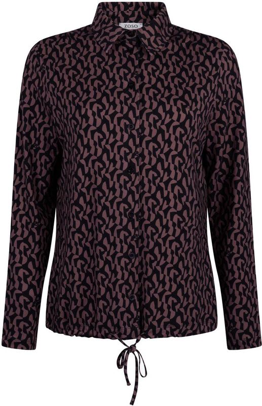 Zoso - Blouse Pia - Zwart - Dames