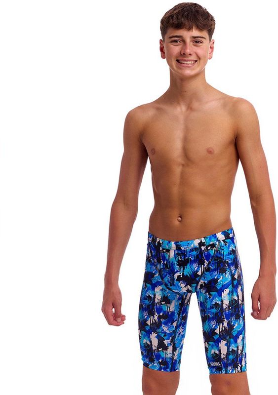 Funky Trunks Fts003b72254 Training Jammer Blauw AUS 24 Jongens