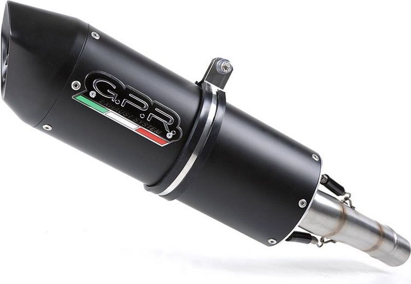 GPR - Furore - Slip-On Uitlaatdemper - Zwart - Gehomologeerd