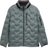 Tom Tailor Plus Maat - Hybride lichtgewicht gewatteerd jack met opbergbare capuchon