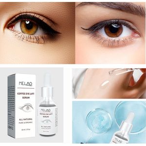 Koreaanse Koffie Eye Lift Oogserum  – Verpakkingsvoordeel 2 stuks - Vermindert Wallen & Donkere Kringen | Verstevigt & Hydrateert | 100% Natuurlijk - Bevat 2 Stuks