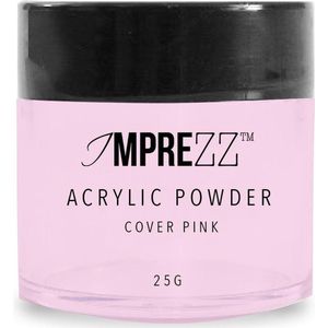 IMPREZZ® acrylpoeder - acrylic powder Cover Pink 25 gr. - Dekkend roze
