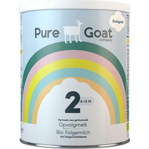 Pure Goat Company - Opvolgmelk 2 - Biologische flesvoeding op basis van volle geitenmelk - 800 gram