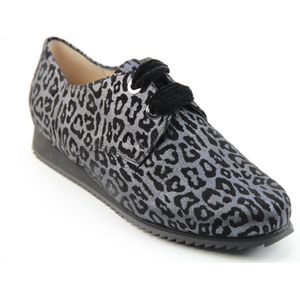 Hassia - Piacenza 301664 - Casual Schoen - Antraciet Pantetprint