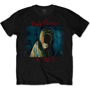 Band Shirts Pink Floyd The Wall Scream T-Shirt Zwart