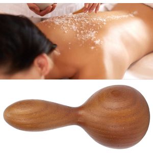 Lymfedrainage Massage Roller Paddestoel - Anti Cellulite Apparaten voor SPA - Acupunctuur Massage Houten - Essentiële Olie Hamer Teakhout