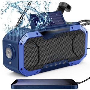 Lexium Noodradio solar opwindbaar - Radio - Noodradio - Weerradio - Radio voor Noodgevallen - Nood - Muziek - Nieuws - Noodpakket - Rampen - Praktisch - Zonneenergie