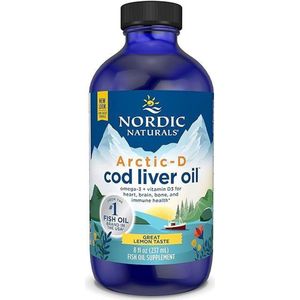 Nordic Naturals - Arctic-D Cod Liver Oil - Lemon - 237 ml