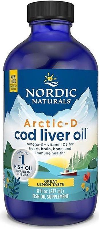 Nordic Naturals - Arctic-D Cod Liver Oil - Lemon - 237 ml