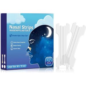 Neusstrips - Neusstrip - Neuspleisters - Neusspreider - Neusstrips snurken - Neuspleisters snurken - Anti snurk - Anti snurk producten - Anti snurk pleisters - Zorg voor een betere nachtrust! - Zweetbestendig - Nasal strips - Voor Gevoelige Huid -