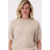 Zusss - Boucle Trui - Beige - Ronde Hals